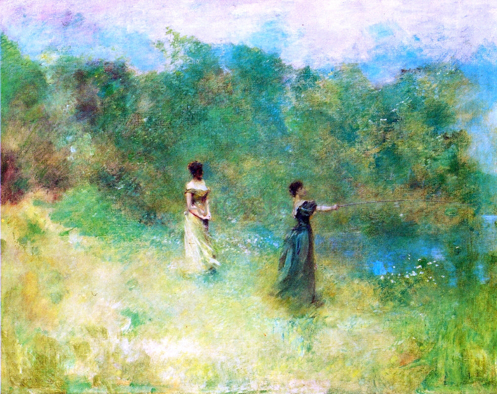 Thomas Wilmer Dewing Summer - Hand Painted Oil Painting