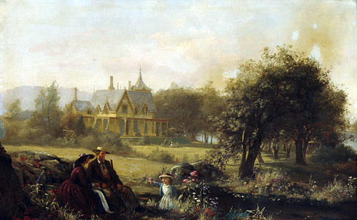 Jerome B. Thompson Summer Flowers - Hand Painted Oil Painting