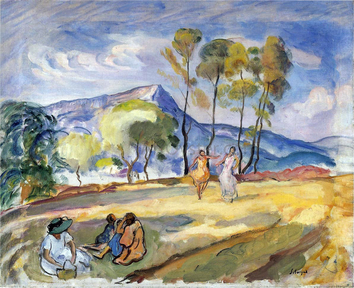 Henri Lebasque Summer in Pradet - Hand Painted Oil Painting