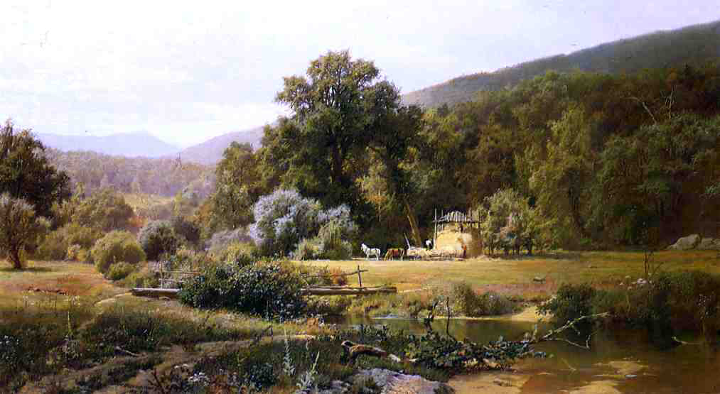Hugh Bolton Jones Summer in the Blue Ridge - Hand Painted Oil Painting