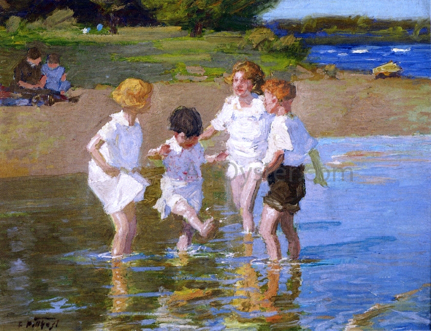 Edward Potthast Summer Joys - Hand Painted Oil Painting