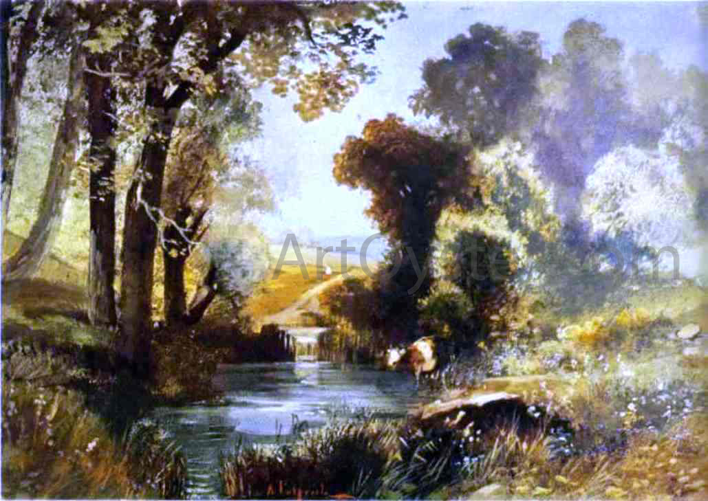 Alexei Kondratevich Savrasov Summer Landscape - Hand Painted Oil Painting