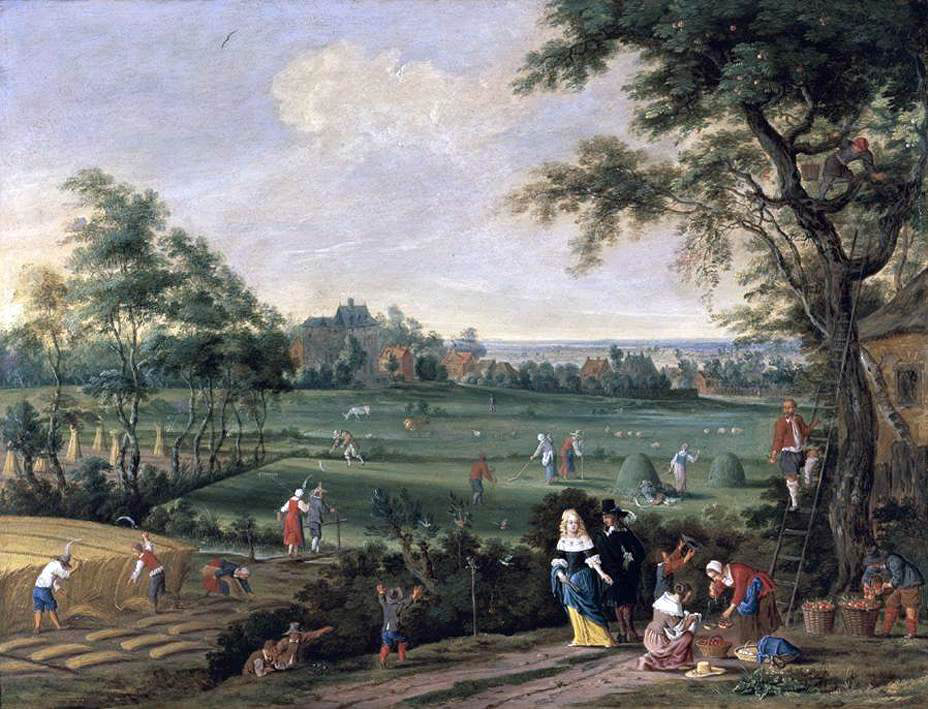 Pieter Gijsels Summer Landscape - Hand Painted Oil Painting