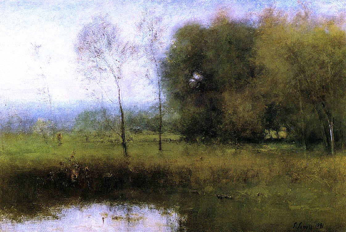 George Inness Summer, Montclair (also known as New Jersey Landscape) - Hand Painted Oil Painting