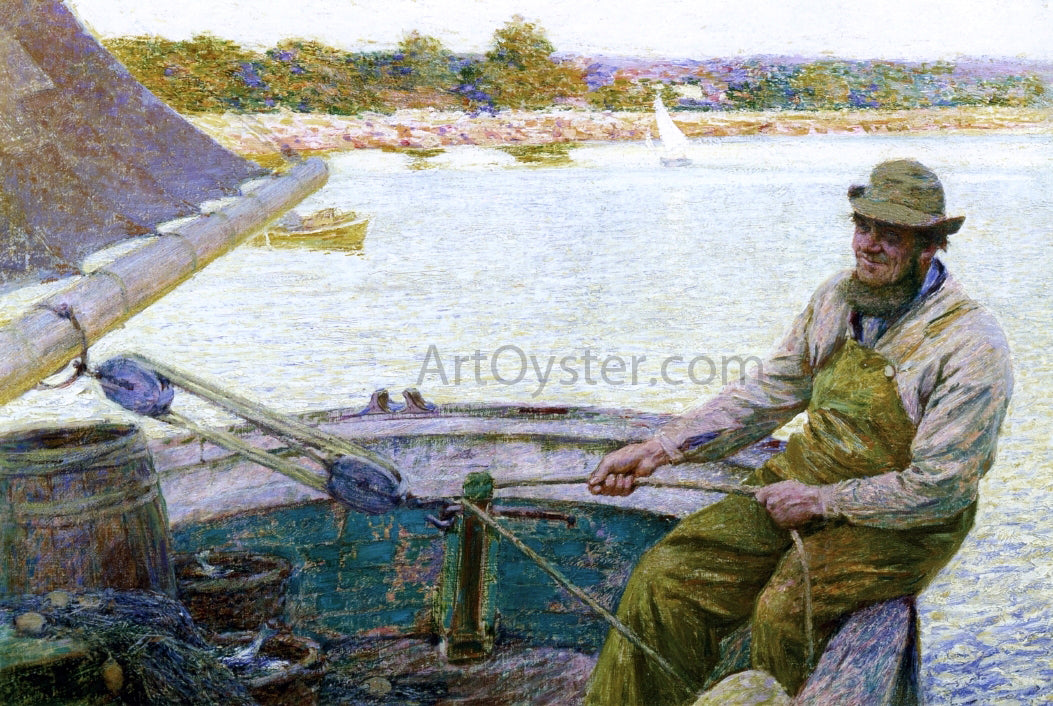 Edward Potthast Summer, New England - Hand Painted Oil Painting