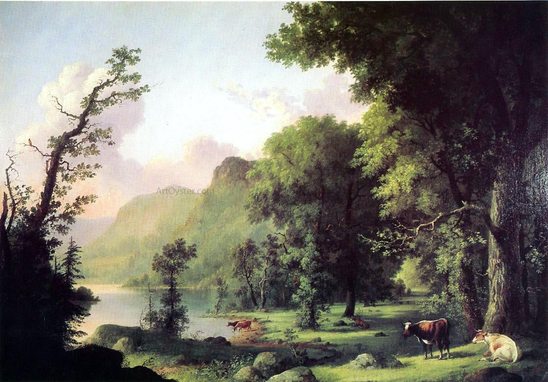 George Henry Durrie Summer on the Housatonic - Hand Painted Oil Painting