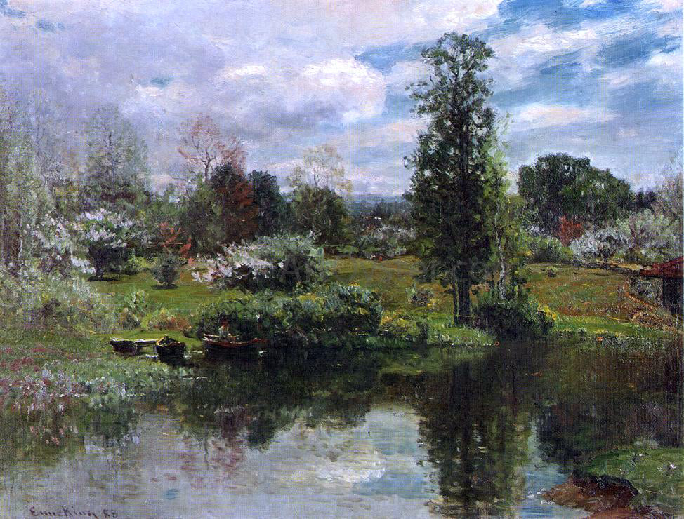  John Joseph Enneking Summer on the Lake - Hand Painted Oil Painting