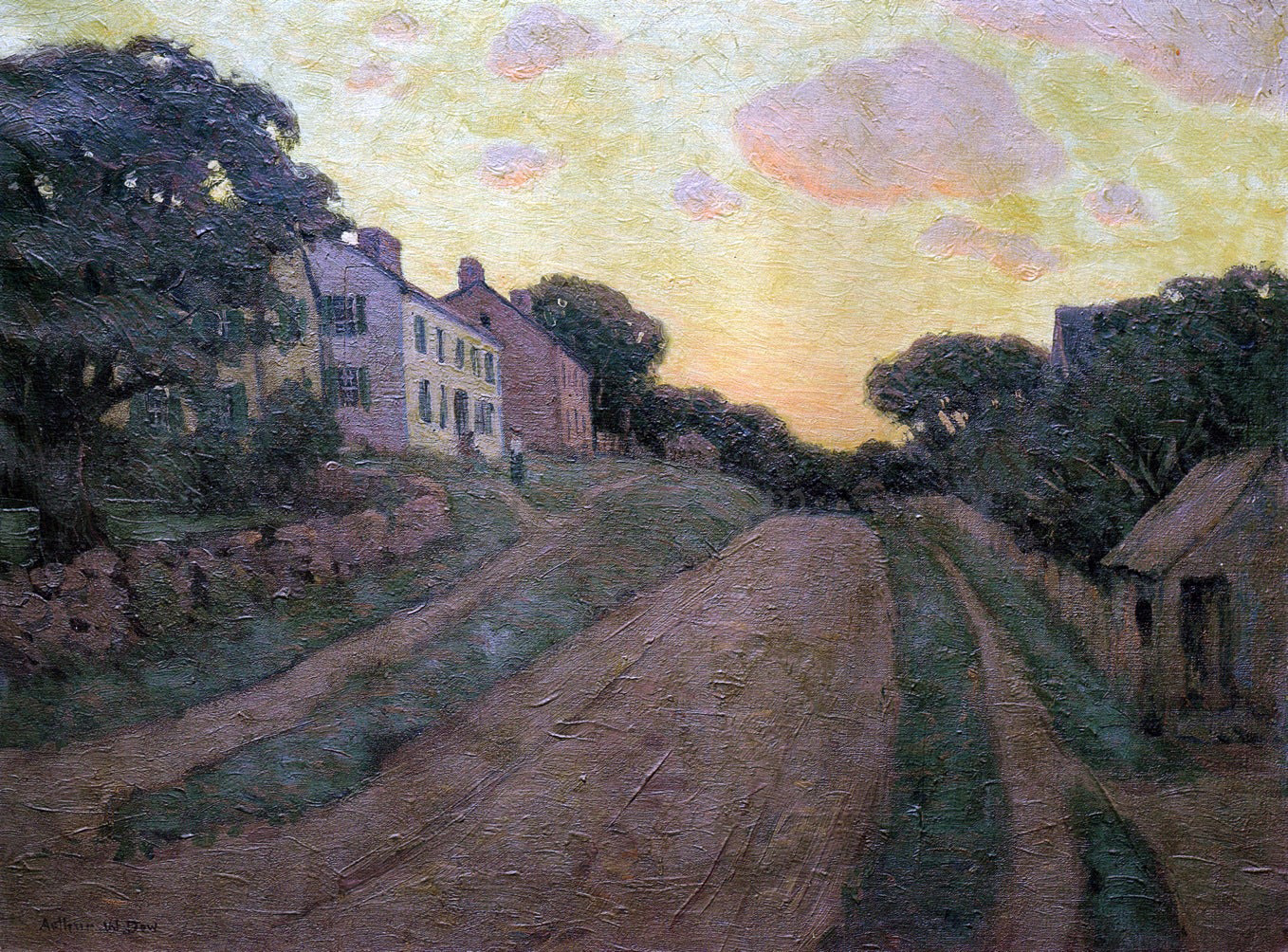  Arthur Wesley Dow Summer Street - Hand Painted Oil Painting