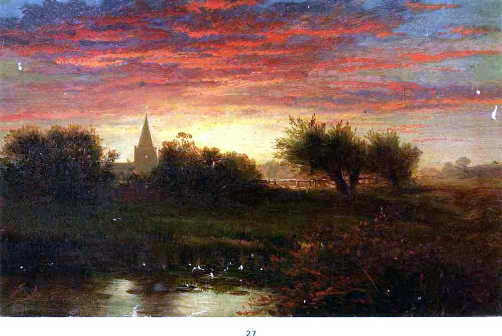 Edward Moran Summer Sunset - Hand Painted Oil Painting