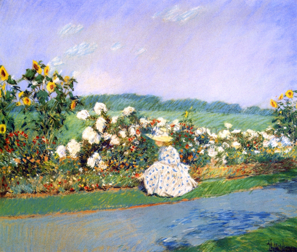 Frederick Childe Hassam Summertime - Hand Painted Oil Painting