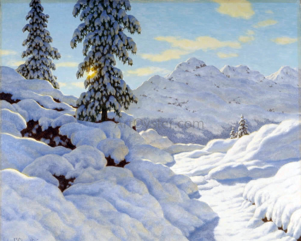 Ivan Fedorovich Choultse Sun and Snow - Hand Painted Oil Painting