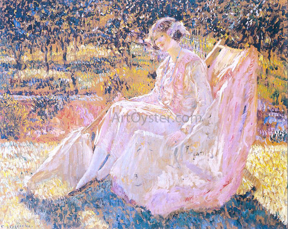 Frederick Carl Frieseke Sunbath - Hand Painted Oil Painting