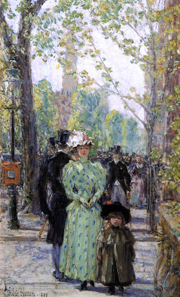 Frederick Childe Hassam Sunday Morning - Hand Painted Oil Painting
