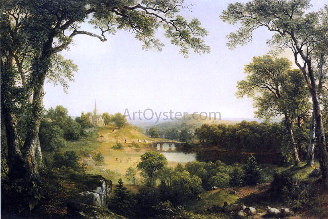  Asher Brown Durand Sunday Morning - Hand Painted Oil Painting