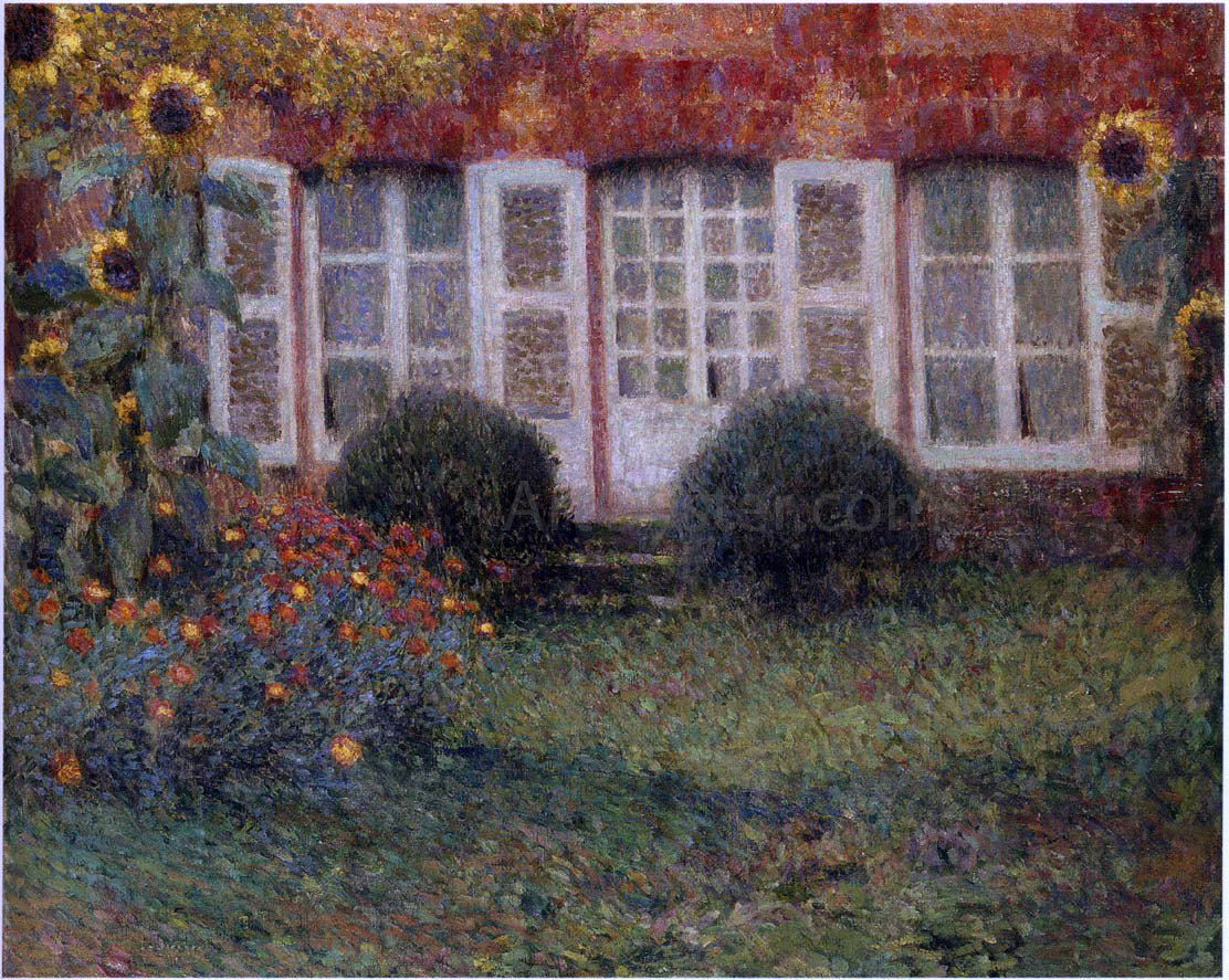 Henri Le Sidaner Sunflowers - Hand Painted Oil Painting