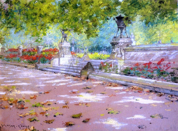 William Merritt Chase Sunlight and Shadow in Prospect Park (also known as Sunlight and Shadow) - Hand Painted Oil Painting