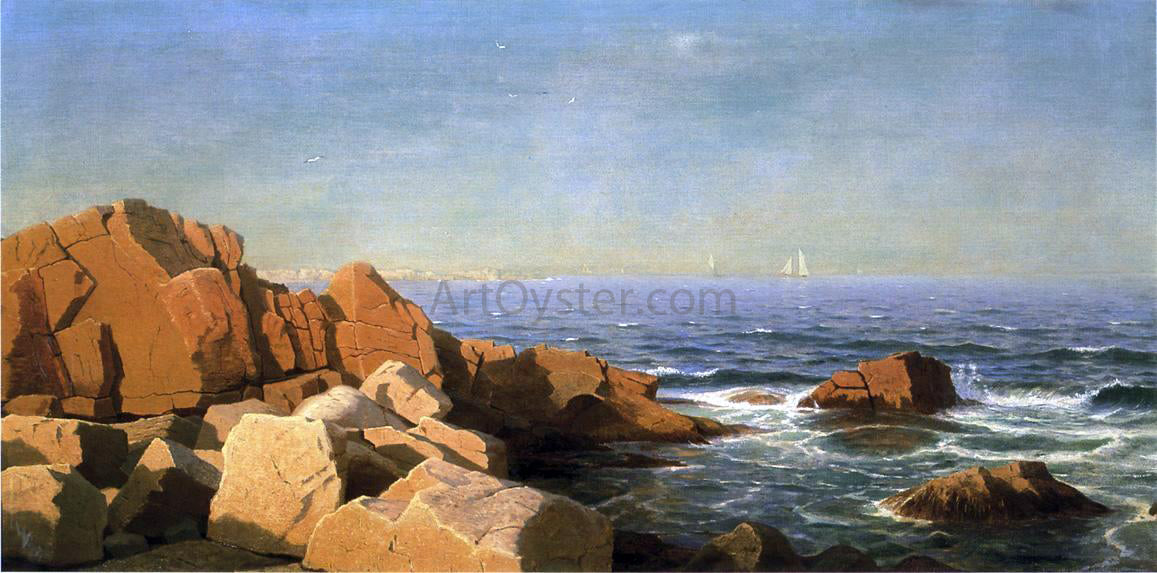  William Stanley Haseltine Sunny Afternoon, Newport, Rhode Island - Hand Painted Oil Painting