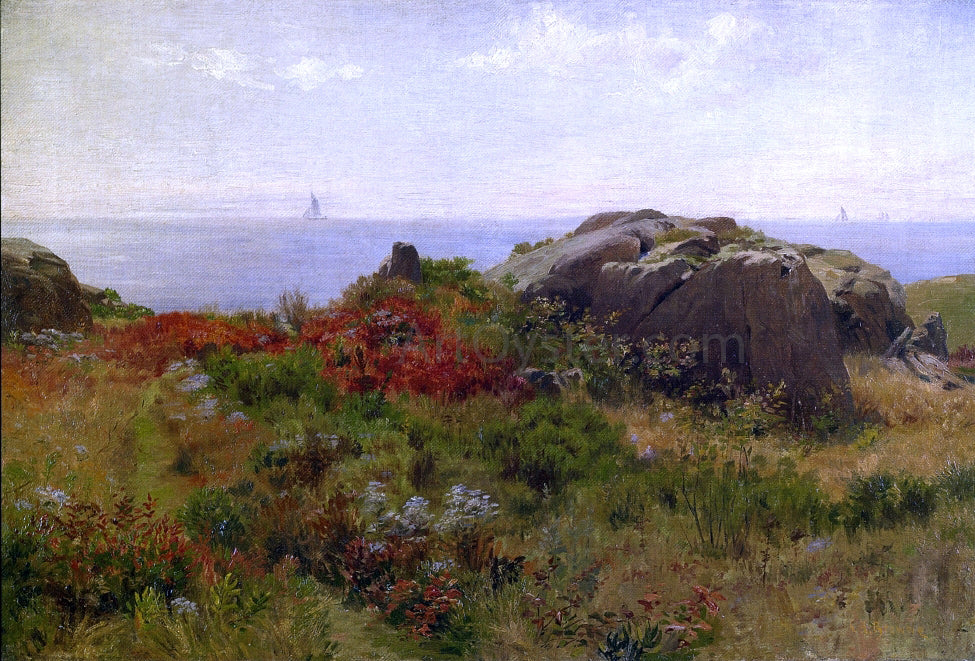 Charles Francis Browne Sunny Morning, Cape Ann, Massachusetts - Hand Painted Oil Painting