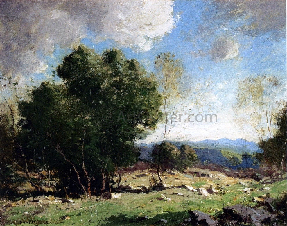 George M Bruestle Sunny Pastures - Hand Painted Oil Painting