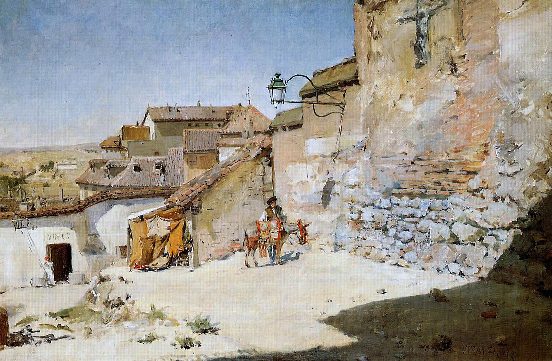 William Merritt Chase Sunny Spain - Hand Painted Oil Painting