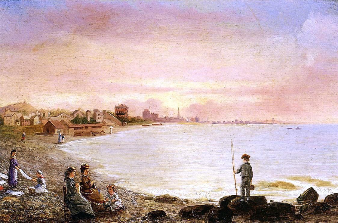 Conrad Wise Chapman Sunrise at Saint Malo - Hand Painted Oil Painting