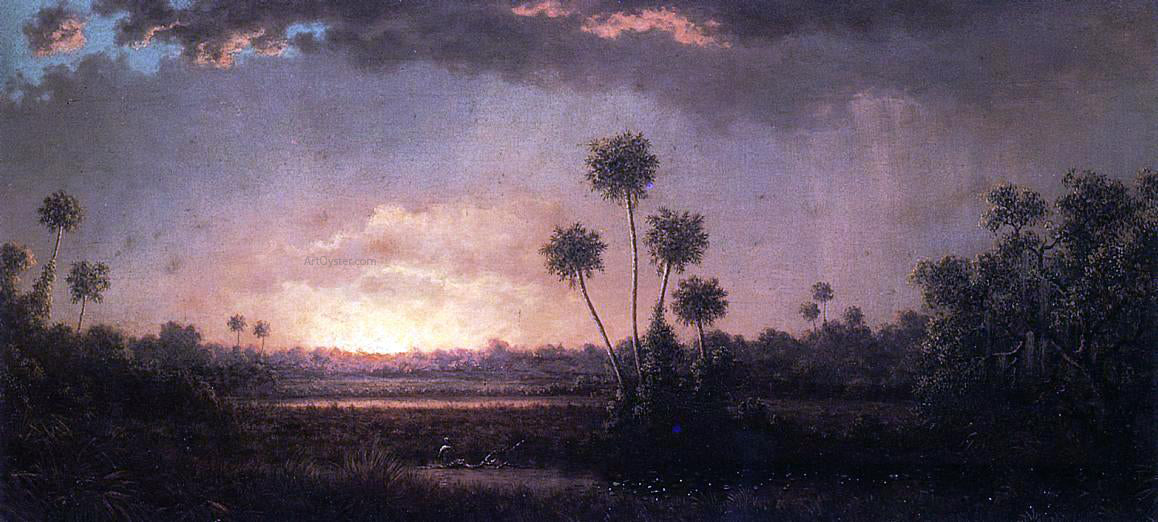 Martin Johnson Heade Sunrise, Florida - Hand Painted Oil Painting