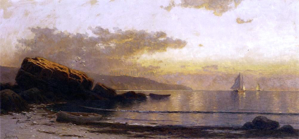 Alfred Thompson Bricher Sunset Coast - Hand Painted Oil Painting