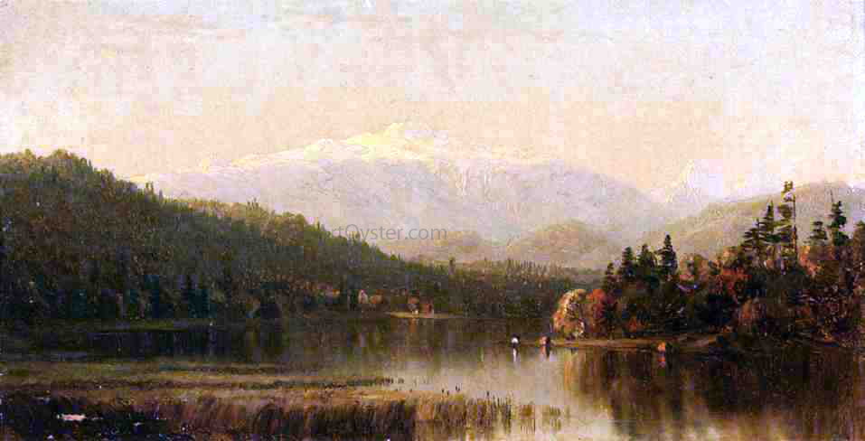  Sanford Robinson Gifford Sunset in the White Mountains - Hand Painted Oil Painting