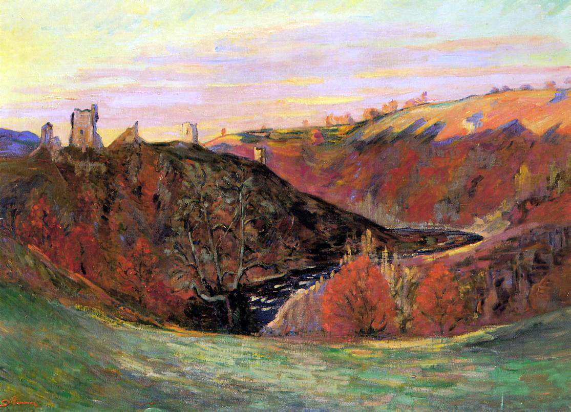 Armand Guillaumin Sunset on the Creuse - Hand Painted Oil Painting