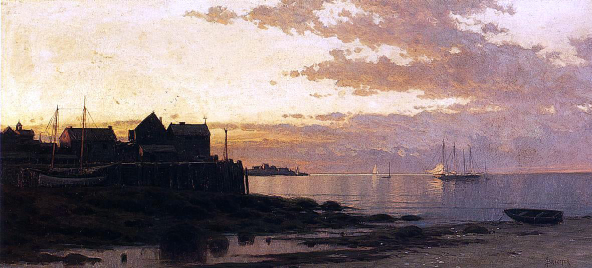 Alfred Thompson Bricher Sunset over the Bay - Hand Painted Oil Painting