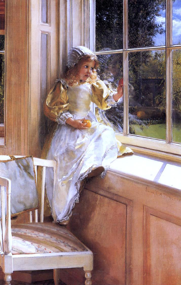 Sir Lawrence Alma-Tadema Sunshine - Hand Painted Oil Painting