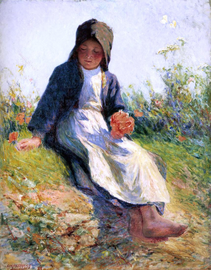 Edward Potthast Sunshine - Hand Painted Oil Painting