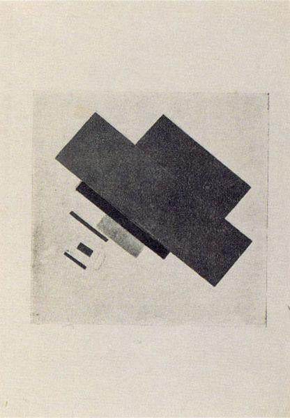 Kazimir Malevich Suprematic Track - Hand Painted Oil Painting