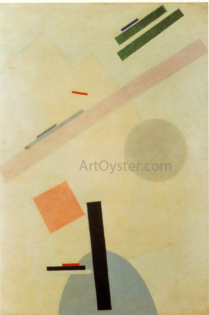 Kazimir Malevich Suprematist Painting - Hand Painted Oil Painting