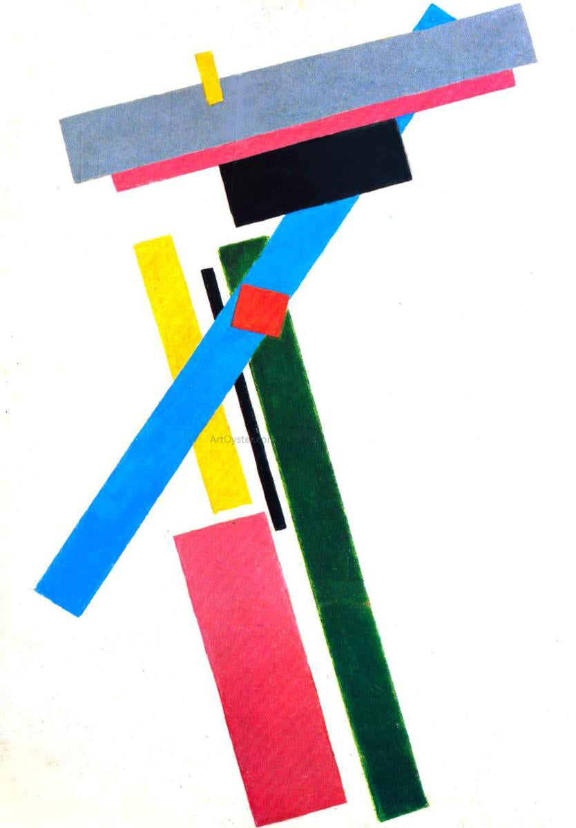 Kazimir Malevich Suprematistic Construction - Hand Painted Oil Painting