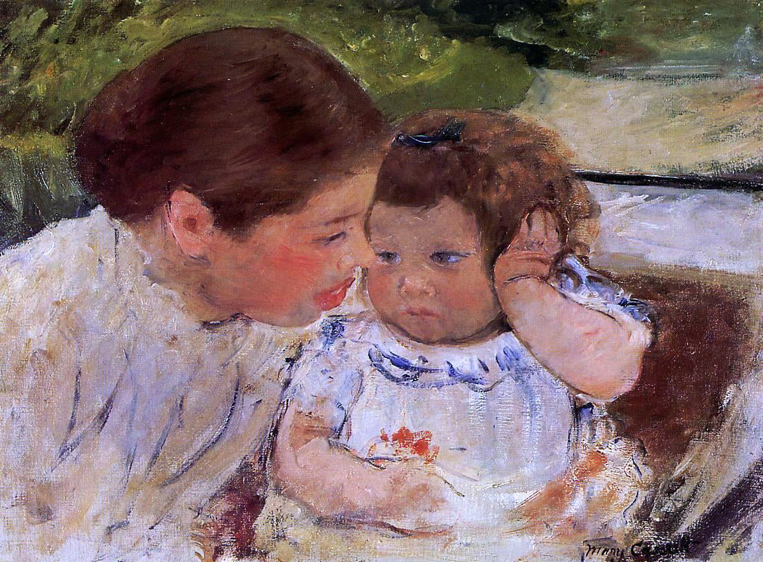 Mary Cassatt Susan Comforting the Baby (no.1) - Hand Painted Oil Painting