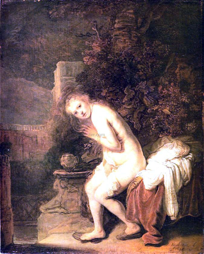 Rembrandt Van Rijn Susanna and the Elders - Hand Painted Oil Painting