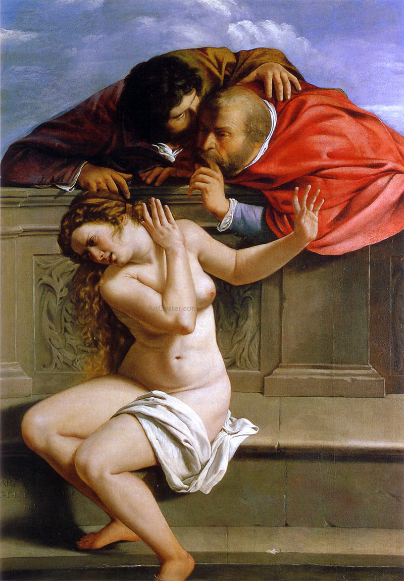 Artemisia Gentileschi Susanna and the Elders - Hand Painted Oil Painting