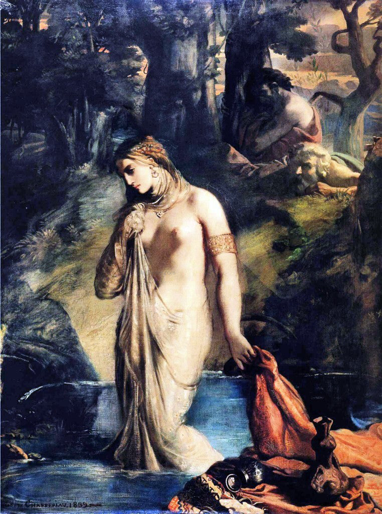 Theodore Chasseriau Susanna and the Elders - Hand Painted Oil Painting