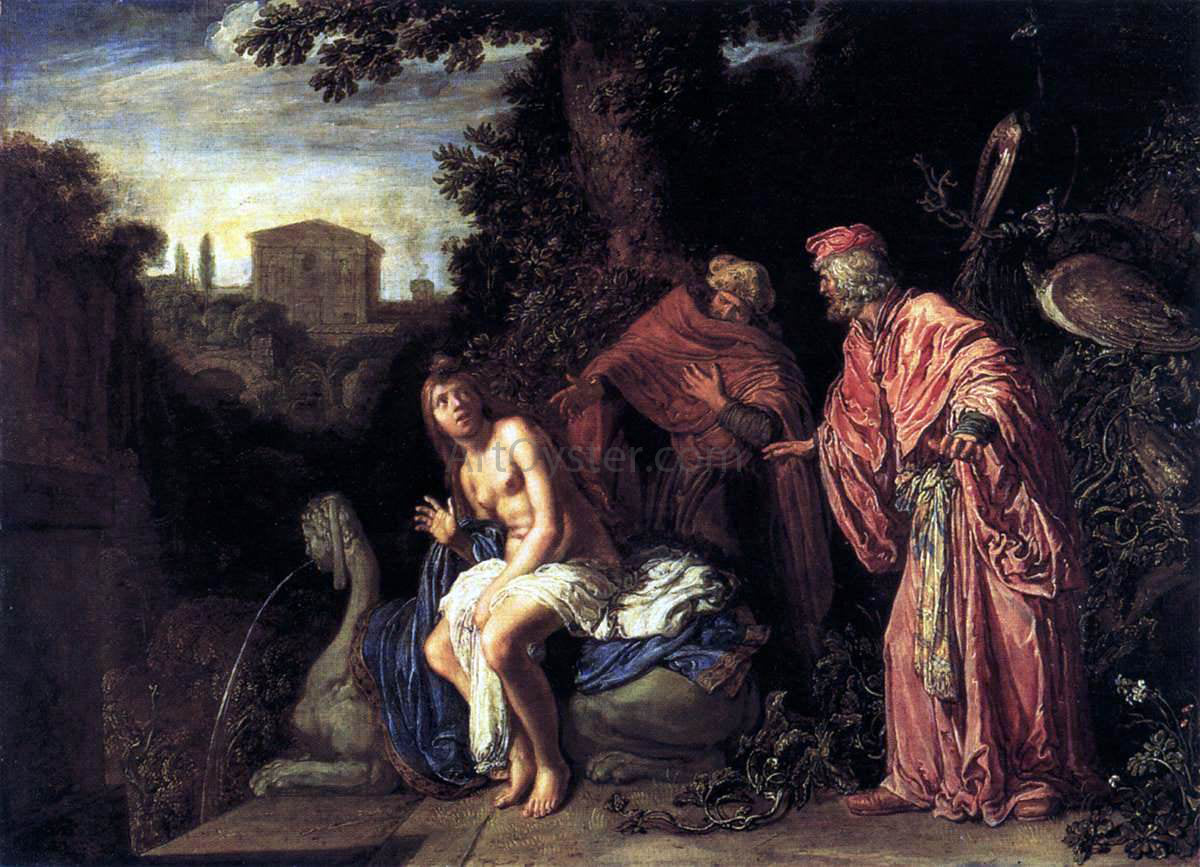 Pieter Lastman Susanna and the Elders - Hand Painted Oil Painting