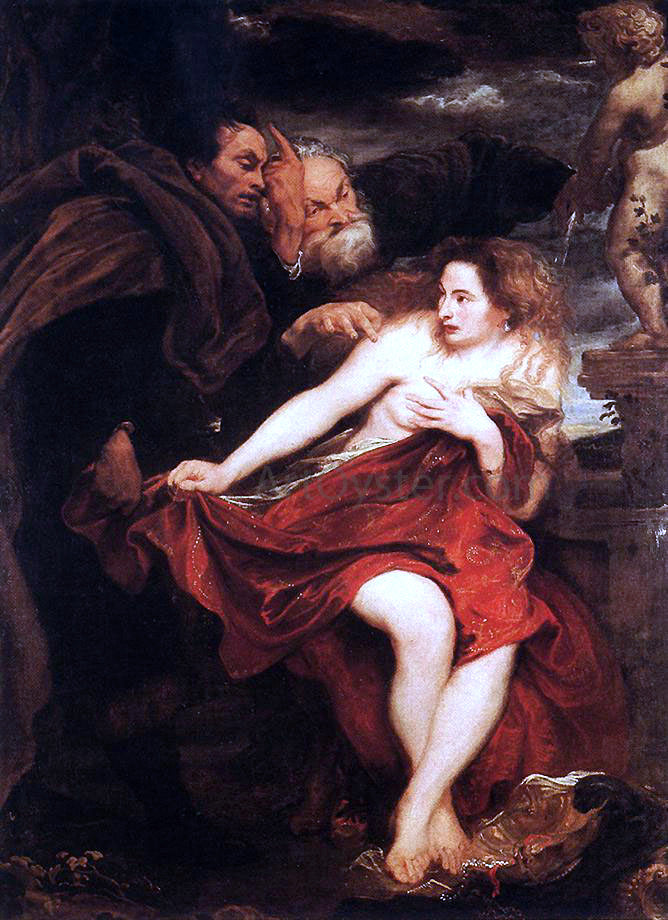 Sir Antony Van Dyck Susanna and the Elders - Hand Painted Oil Painting