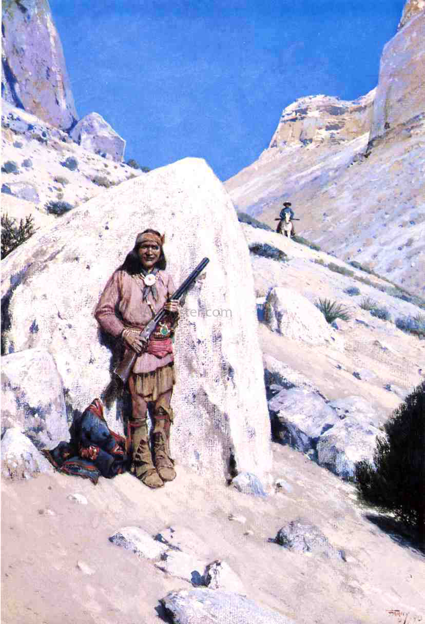 Henry F Farney Suspense - Hand Painted Oil Painting