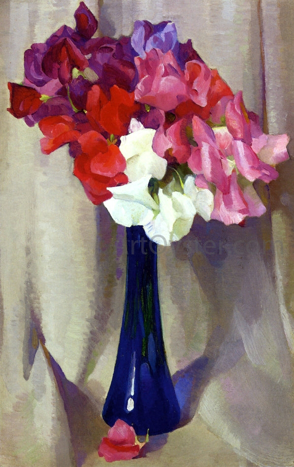 W Herbert Dunton Sweetpea - Hand Painted Oil Painting