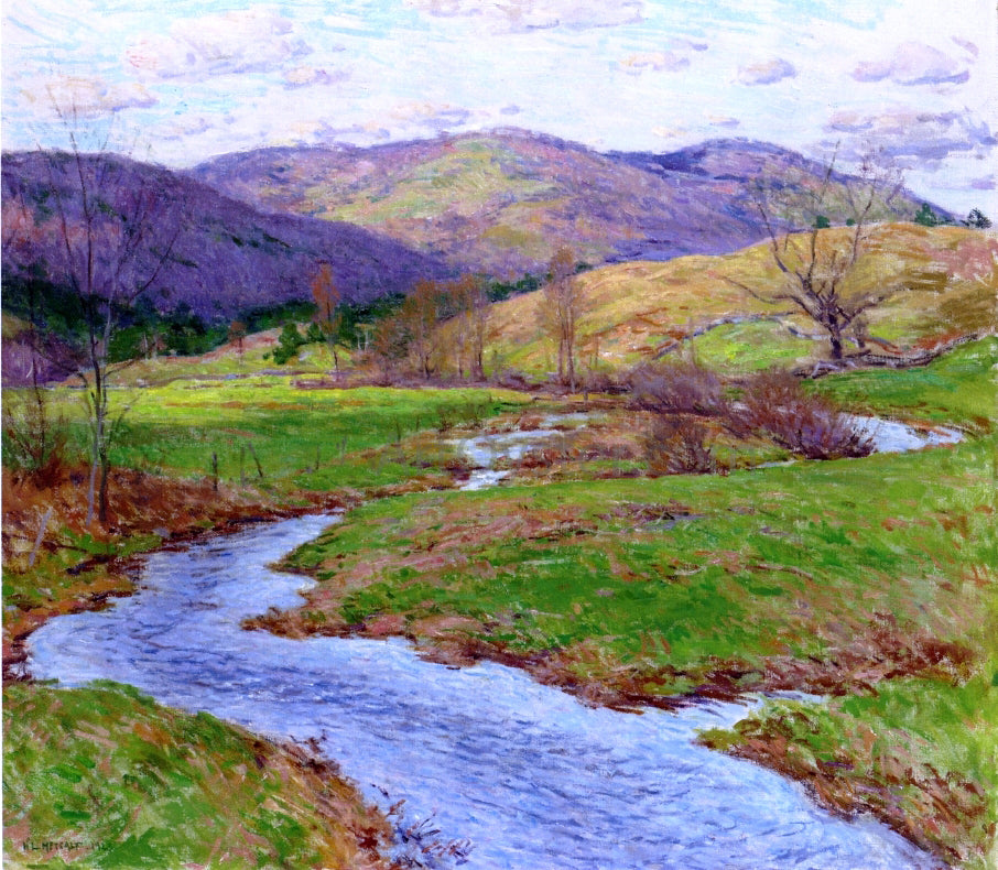 Willard Leroy Metcalf Swollen Brook (No. 2) - Hand Painted Oil Painting