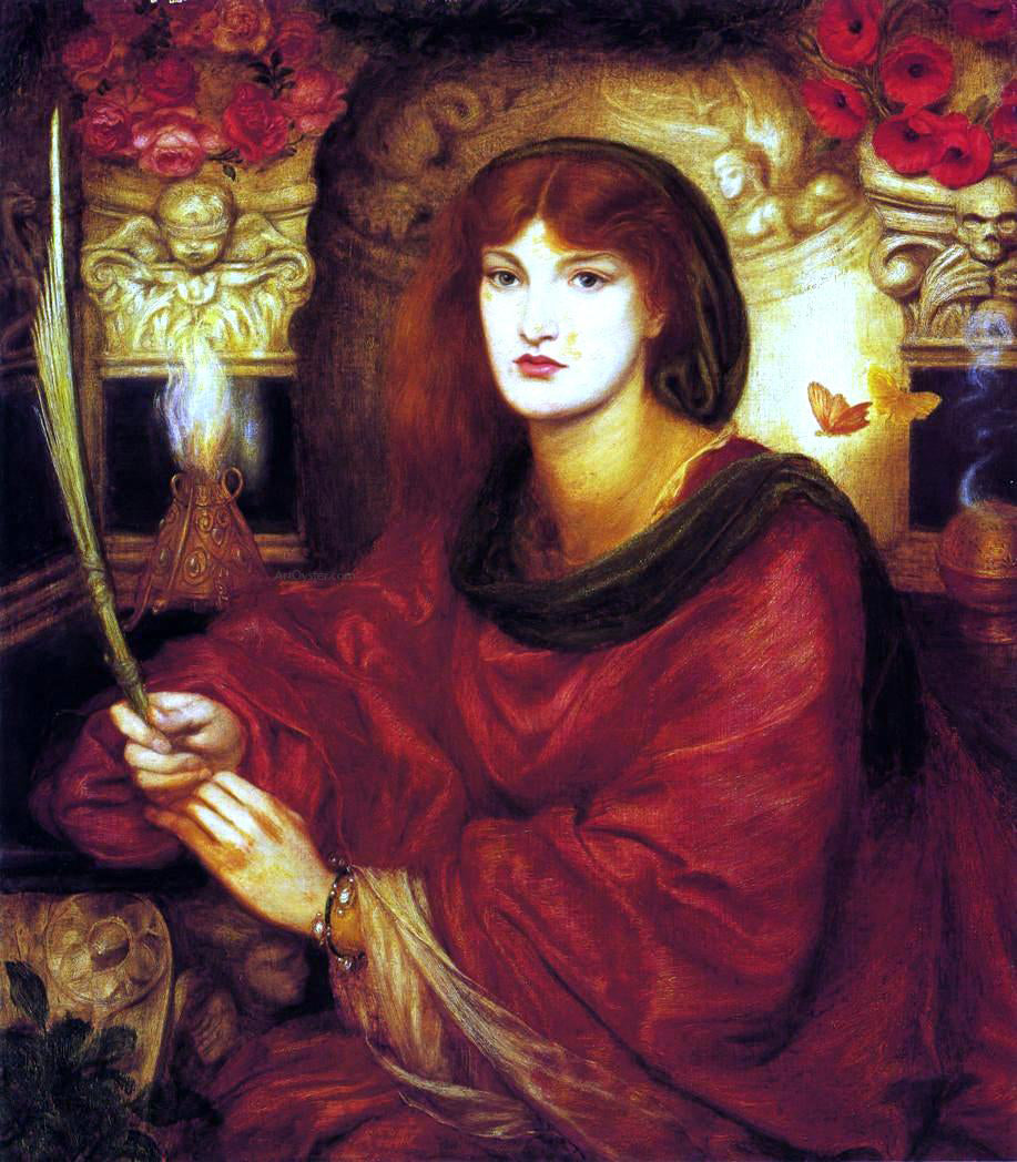 Dante Gabriel Rossetti Sybilla Palmifera - Hand Painted Oil Painting