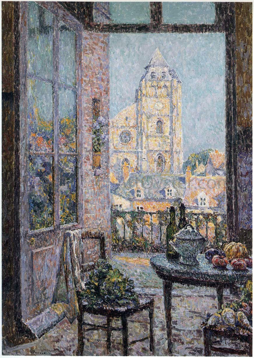 Henri Le Sidaner Table by the Window - Hand Painted Oil Painting