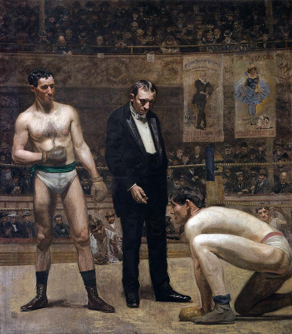 Thomas Eakins Taking the Count - Hand Painted Oil Painting