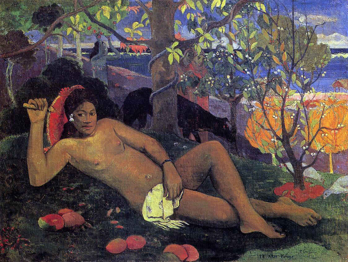 Paul Gauguin Te Arii Vahine (also known as The King's Wife) - Hand Painted Oil Painting