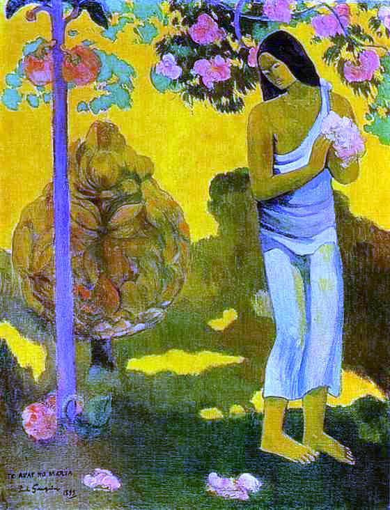 Paul Gauguin Te Avae No Maria (also known as Month of Mary) - Hand Painted Oil Painting