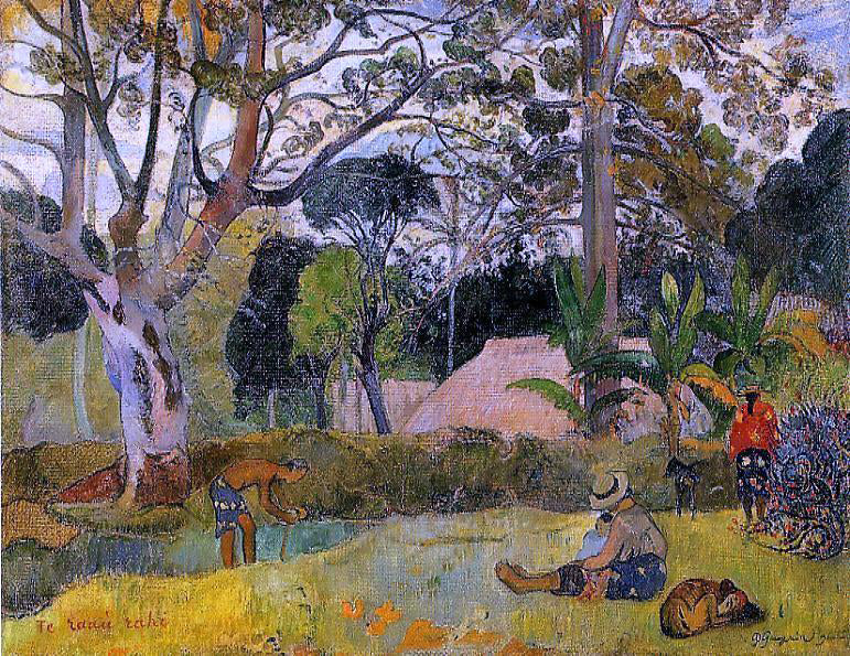 Paul Gauguin Te Raau Rahi (also known as The Big Tree) - Hand Painted Oil Painting